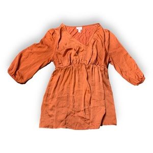 Burnt Orange Maternity Top!